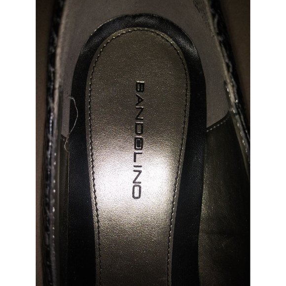 Bandolino Black Textured Flats Size 9.5 - Picture 7 of 7